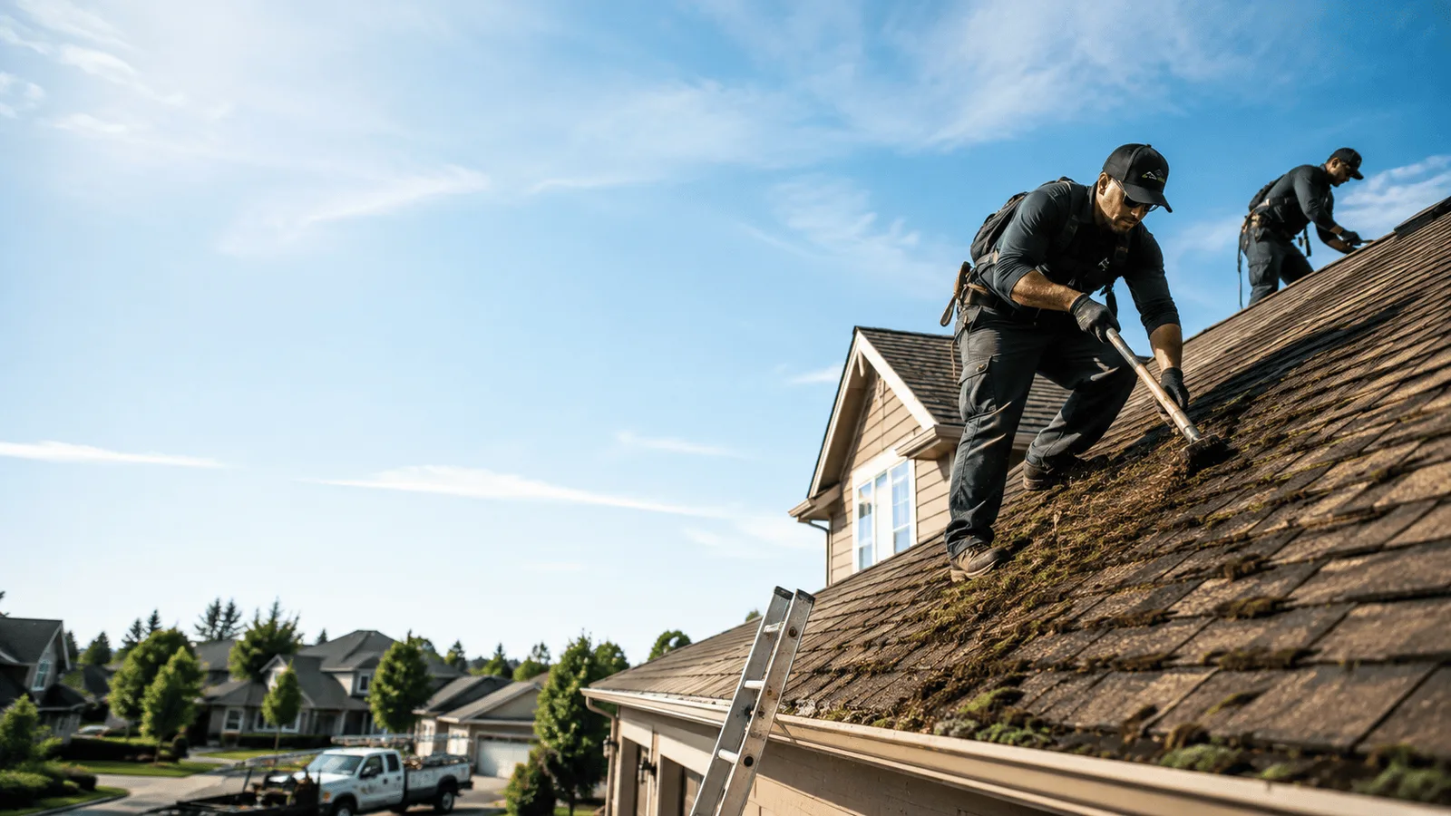 Roof Moss Removal in Milton, IN near me